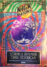 Nick Mason's Saucerful of Secrets, s?ndag 2 september, Cirkus, Stockholm.