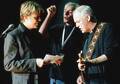 David Bowie, Richard Wright, David Gilmour